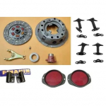 Sidurikomplekt 9-1/4 Willys Jeep CJ-5, M38A1 60-71 jaoks + Hinge, Klamber, Helkur