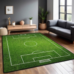 Jalgpalliv&auml;ljaku vaip Elutuba Kokkupandav Suur Suurus P&otilde;randamatid 200x300cm Libisemisvastane M&auml;ngumatt Laste Magamistuba Masinpestav 60*90cm