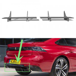 2018-2023 Peugeot 508 Sedaan GT Tagaspoiler V&auml;lisosa must