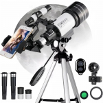 Professionaalne astronoomiline teleskoop F30070 Monokulaarne Kaasaskantav Statiiv 150 korda Suum HD &Ouml;&ouml;n&auml;gemine Vaata Kuud T&auml;hti T&auml;htede Vaatlus