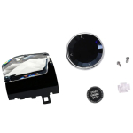 1 set Crystal Gear Paddle Shifter Knob Metal Base for BMW G20 G21 G28 IX3 G08 X5 G05 X6 G06 X7 G07 2024 LHD/RHD Black LHD black