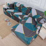 L-kujuline diivanilaud toolikate toolikaitse 1/2/3/4 kohaline geomeetriline diivanikate elutuppa elastne nurgadiivani kate 1pc 1-Seat 90-140cm