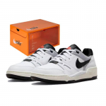 Nike Full Force Low Slip Resistant Abrasion Resistant Low top Skateboard Shoes Men's White Black FB1362-101 46
