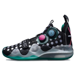 Li Ning WOW 8 Fabric Cushioning Slip Resistant Abrasion Resistant Breathable Rebound Mid top Basketball Shoes Men's ABEP001-11 42
