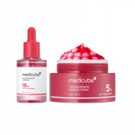 Medicube Traneksaamhappe Roosa Tonaalne Nahahoolduskomplekt Helendav Seerum 30ml + Kapslikreem 55g 1