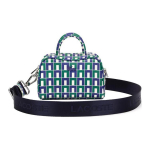 Lacoste Moev&auml;rvibloki Prinditud Logo Segamaterjalist &Otilde;lakott Risti Keha Kandmise K&auml;ekott V&auml;ike Naiste K&auml;ekotid Sinine Roheline NF4569FZN30 Blue Green Multicolor,Small