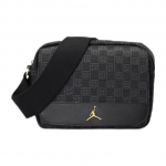 Jordan Logo ruuduline pol&uuml;ester &otilde;lakott Unisex kotid Must FJ6790-010 Black