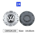 Volkswagen VW jaoks 4 tk 3BD601149B C8052K150 C1007K148 XW0609-15 C7072K143 C5067K144 Auto logo velje keskkatte rummu katted embleem f gray