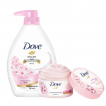 Dove Kirsipuu Kehapesuvahend ja Koorija Komplekt