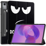 Tahvelarvuti &uuml;mbris Lenovo Idea Tab Plus 12.1 jaoks, kolmekordne tahvelarvuti &uuml;mbris seisutoega, mitme nurga all olev klappkaas must