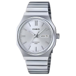 Casio Standard Series Veekindel 50 meetrit Minimalistlik stiil Kvartsliikumine Roostevabast terasest rihm Meeste kellad Hall MTP-E735D-7AV Gray Dial white