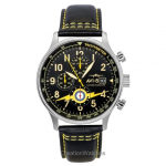 AVI-8 Hawker Hurricane Klassikaline Kronograaf Nahkrihm Must Tihvt Kvarts AV-4011-0Z Meeste K&auml;ekell Lisarihmaga must