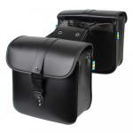 PU-nahast mootorratta hoiustamist&ouml;&ouml;riistade kott Mootor saba pagasikott k&uuml;lgmine pagas Sadulakott Mootorrattas&otilde;idu reisipaagi kott must universaalne