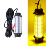120W/180W Kaasaskantav veealune kalastusvalgusti 12V Sukeldatavad kalaleidja tarvikud Suure v&otilde;imsusega LED Kalap&uuml;&uuml;givalgusti 120W kollane hele v&auml;rv