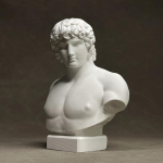 Loominguline Antinous Kipsikuju Lauapealne Kaunistus Klassikaline Valge B&uuml;st Kujuke K&auml;sit&ouml;&ouml; Sisekujundus Esteetiline Kaunistus Kingitused