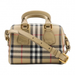 Burberry Mini Nahast &Uuml;lemise K&auml;epidemega K&auml;ekott Naiste K&auml;ekotid Beež 81174171 Basic Set (Bag+Dust Bag)