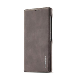 Klapiga nahast telefoni&uuml;mbris Samsung Galaxy S26 S25 S24 S23 Ultra S22 Plus S21 FE S20 jaoks, kaardipesa, alus, rahakott, kaitsekaas For Galaxy S20 gray
