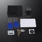 N&auml;htamatu RFID-vaba avamisega intelligentne andurikappide, lukukappide, riidekappide, kingakappide, sahtlite uste lukud hall