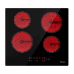 Klaaskeraamiline pliidiplaat - ISEASY - T4-04 - 4 tsooni - 1200W/1800W - Taimer 99 min
