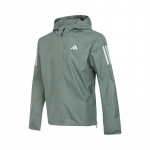 Adidas Otr Jakk Moodne Kapuutsiga Mugav Mitmek&uuml;lgne Pikkade Varrukatega Jakk Meeste Jakk Roheline JD2239 M