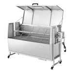 P&ouml;&ouml;rdgrill, 38W BBQ v&auml;ligrilli sealiha ja lamba p&ouml;&ouml;rdvarras, s&ouml;ep&ouml;&ouml;rdvarras 60 kg kandev&otilde;imega, rattad ja 4-tasandiline k&otilde;rgus, roostevaba teras