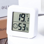 Digitaalne termomeeter h&uuml;gromeeter siseruumides mini temperatuur LCD elektrooniline monitor h&uuml;gromeeter v&auml;lisruumi termomeeter 1PCS-White
