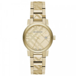 Burberry BU9145 The City kuldse tooniga naiste k&auml;ekell 34mm kuld