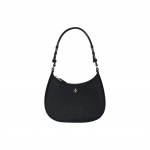 Tory Burch Emerson Minimalistlik Moodne Lukuga Avanev Tekstuuriga K&auml;ekott Naiste K&auml;ekott Must 150258-001 Basic Set (Bag+Dust Bag)