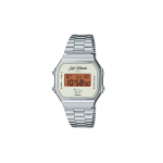 Casio VINTAGE Seeria-A168 Caf&eacute; Kitsun&eacute; Koost&ouml;&ouml;mudel Elu veekindel Kvartsmehhanism Roostevabast terasest rihm Jaapani ja Korea kell A168WECK-7A oranž