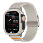 Nailonrihm+korpus Apple Watchi rihma Ultra 3 49mm 45mm 46mm 44mm 42mm 40mm 41mm 38mm iWatchi seeriatele 11 SE 3 10 9 8 7 6 5 4 3 2 1 Series 11 10-46mm gray