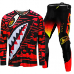motokrossi k&auml;igukomplekt lastele 4 5 6 7 8 9 10 11 12 13 aastat Noor laps Mootorrattapoiss t&uuml;druk Jersey Pant Kits v&otilde;istluskost&uuml;&uuml;m Off-road Enduro MX MTB M-22