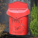 Vanaaegne seinale kinnitatav postkast Metallist postkast sise- ja v&auml;listingimustesse