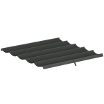T&otilde;mmatav pergola kate, 2,55 x 2,5 m Asenduskate 3 x 3 m raamile, ainult katuseosa, tumehall black