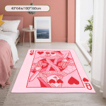 2D Tr&uuml;kitud Vaip Moodne Kodu Dekoor, &Auml;ripindade Dekoorivaip, Diivanipadi Magamistoavaip, Voodi&auml;&auml;rne Tekk Ukseava Matt, S&ouml;&ouml;gilaua Vaip 100cm x 150cm