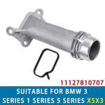 BMW mootoriploki veetorude adapter 11127810707 T&auml;pne alumiiniumist jahutuss&uuml;steemi toru&uuml;hendus BMW1 3 5 seeriale X1 X3 X5 X6 h&otilde;be