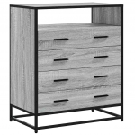 Hall Sonoma sahtlitega kapp 70 x 41 x 83,5 cm Tehispuit