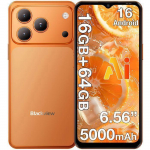Renoveeritud - BLACKVIEW WAVE 7C nutitelefon 6,56 16 GB + 64 GB/kuni 2 TB 5000 mAh Android 16 32 MP Telefon 4G Dual SIM GPS Oranž
