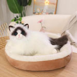 Kawaii simulatsioon Ragdoll kassi pehmem&auml;nguasi Pehme t&auml;idisega kassipoeg Armsad loomad Kodu kaunistus Magamiseks kaaslane Lastele S&uuml;nnip&auml;evakingitused 50cm valge
