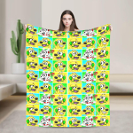 Tylers ja Snowi Teki Kvaliteet Soe Pehme Visketekk Talvine Reisimine Kontor Kodu Dekoor Graafiline Voodikate Size: 130*170cm, Weight: 320 GSM