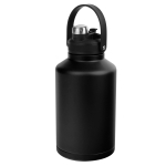 Suure Mahutavusega V&auml;litelkimiseks 64oz 304 Roostevabast Terasest Kahekordse Seina Vaakumisolatsiooniga Termoskanister Lekkekindel BPA-vaba Tila 12-24 64OZ(1814.37g) black