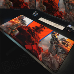 Uus lahe m&auml;ngutapeet Battlefield 6 Hiirematt Lauamatt Suur libisemiskindel libisemiskindel Klaviatuur Ergonoomiline Kontor Kummist PC Kodu Kohandatud 600x300x2mm