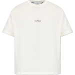 Stone Island Logo &Uuml;mmarguse kaelusega &Uuml;hev&auml;rviline L&uuml;hikeste varrukatega T-s&auml;rk Meeste pealisr&otilde;ivad L2S152100001S0534-V0093 M white