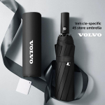 Volvo auto embleem Automaatne vihmavari Kokkupandav p&auml;ikesevari UV-kaitse V60 S90 T6 S80 V70 V40 XC90 XC40 V50 C30 XC60 S60 V90 KT4 jaoks must