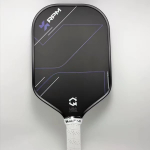 RPM Q2 Laia korpusega termoformeeritud s&uuml;sinikust Pickleballi reket 14mm/16mm Professionaalne v&otilde;istlusreket Q2 Elongated 16mm Purple gray