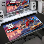 GTA Grand Theft Auto Online M&auml;ngu Teemaline Hiirematt Suur Pikendatud Lauamatt Veekindel Riidest Pind Libisemiskindel Kummist Alus Hiirematt 40cmx90cm(15.7x35.4inch)