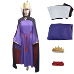 Lummav Lumivalgekese Kuri Kuninganna Kleit Komplekt T&auml;iskasvanutele Halloweeni Karnevali S&uuml;ndmusteks M purple