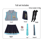 Ametlik VOCALOID Anime Cosplay Kost&uuml;&uuml;mikomplekt Naistele - Virtuaalse Laulja Versioon L gray