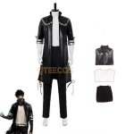 My Hero Academia Dabi Cosplay Kost&uuml;&uuml;m R&otilde;ivad Anime Kost&uuml;&uuml;mid Trenchp&uuml;ksid T&auml;iskomplekt Halloweeni Peo R&otilde;ivad S black
