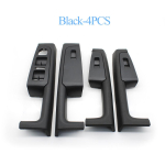 Vasakpoolne Juhi Siseuks Eesmine Tagumine Uksek&auml;epide K&auml;etoe Raami L&uuml;liti Juhtpaneeli Liist Skoda Superb 2008-2013 3TD867157A jaoks Black 4PCS