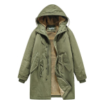 Uus Ameerika Retro M51 Keskmise Pikkusega Tuulejope Parka Kapiga Mantel - Meeste Amish Puuvillane Pikk Mantel - S&uuml;gis/Talv 4XL gray